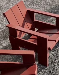 HAY Crate fåtölj, iron red