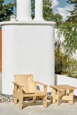 HAY Crate fåtölj, lackad furu