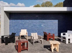 HAY Crate Low bord, 45 x 45 cm, iron red