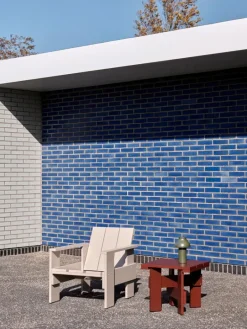 HAY Crate Low bord, 45 x 45 cm, iron red