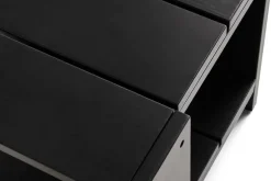 HAY Crate Low bord, 45 x 45 cm, svart