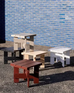 HAY Crate Low bord, 45 x 45 cm, vit