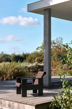 HAY Crate Quilted dyna för fåtölj, iron red