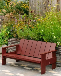 HAY Crate soffa, iron red