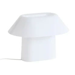 HAY Drome bordslampa, vit opalakryl