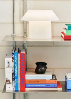 HAY Drome bordslampa, vit opalakryl