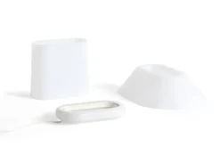 HAY Drome bordslampa, vit opalakryl