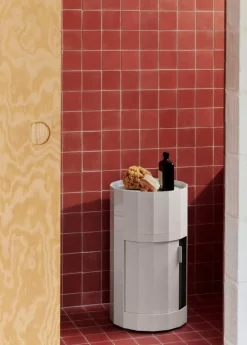 HAY Facet, skåp, högt, dimgrå