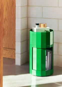 HAY Facet, skåp, högt, spenatgrön