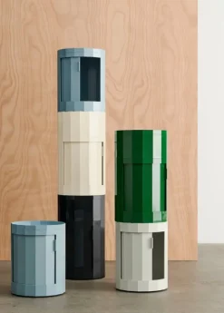 HAY Facet, skåp, lågt, dimgrå