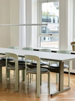 HAY Factor Linear taklampa, Diffused 1500, aluminium