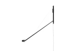 HAY Fifty-Fifty vägglampa, soft black