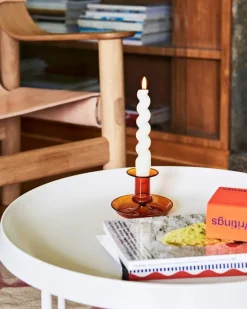 HAY Flare ljusstake, amber