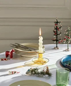 HAY Flare ljusstake, gul