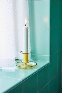 HAY Flare ljusstake, gul