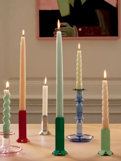 HAY Flare ljusstake, rosa