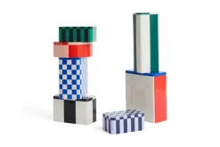 HAY Förvaringsburk i plåt, S, grön - mörkblå