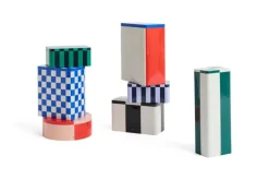 HAY Förvaringsburk i plåt, S, grön - mörkblå