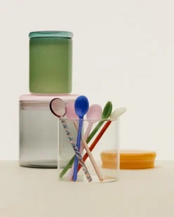 HAY Glasburk, L, grå - rosa