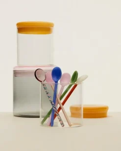 HAY Glasskedar Duo, 2 st, ljusrosa - klarorange