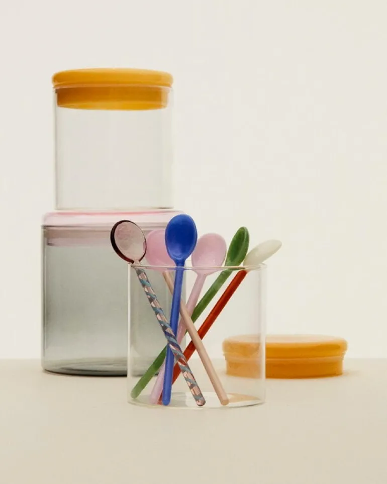 HAY Glasskedar Duo, 2 st, ljusrosa - klarorange