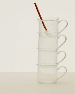 HAY Glasskedar Duo, 2 st, ljusrosa - klarorange