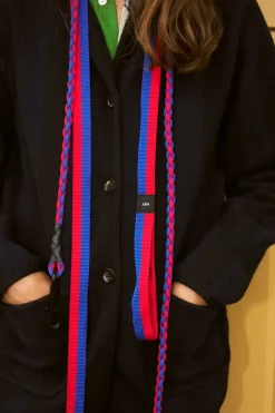 HAY HAY Dogs koppel, platt, M–L, röd - blå