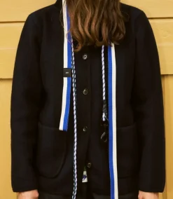 HAY HAY Dogs koppel, platt, M–L, blå - naturvit