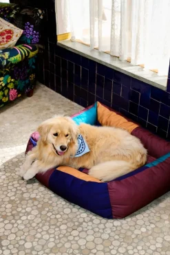 HAY HAY Dogs scarf, 55 x 55 cm, ljusblå