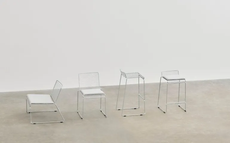 HAY Hee barstol, galvaniserad