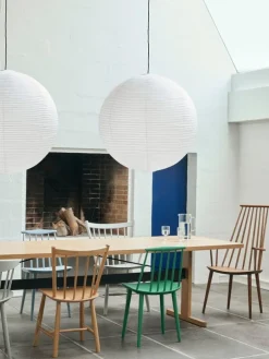 HAY J110 stol, mörkoljad ek