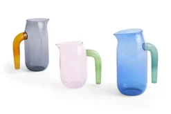 HAY Kanna med brunt handtag, L, träkol