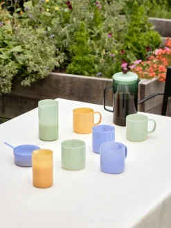 HAY Köksskål, glas, ljusblå jade