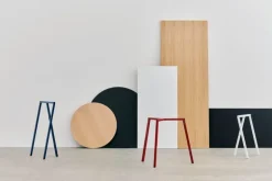 HAY Loop Stand bord, 200 cm, rödbrun - lackerad ek