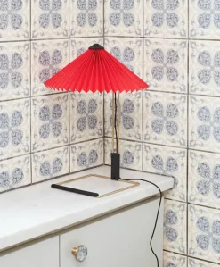 HAY Matin liten bordslampa, bright red