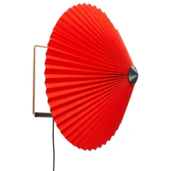 HAY Matin vägglampa 380, klar röd