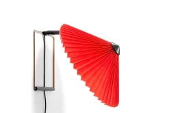 HAY Matin vägglampa 300, klar röd