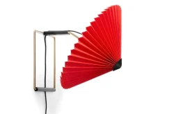 HAY Matin vägglampa 300, klar röd