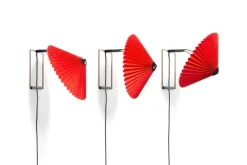 HAY Matin vägglampa 300, klar röd