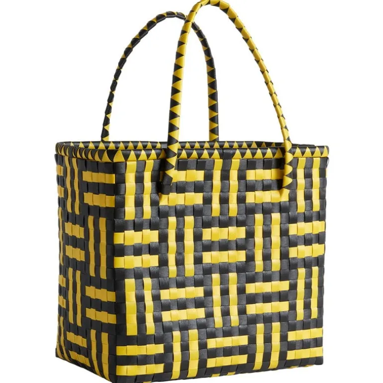 HAY Maxim väska, L, gul - svart