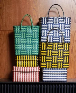 HAY Maxim väska, L, gul - svart