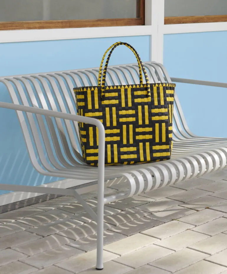 HAY Maxim väska, L, gul - svart