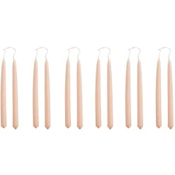 HAY Mini Conical ljus, set om 12, ljusrosa