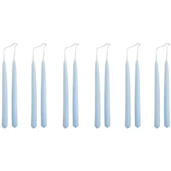 HAY Mini Conical ljus, set om 12, ljusblå