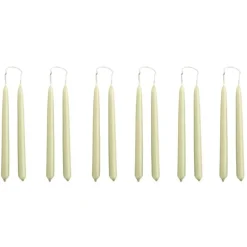 HAY Mini Conical ljus, set om 12, ljusgrön