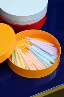 HAY Mini Conical ljus, set om 12, ljusgrön