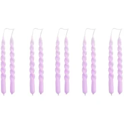 HAY Mini Swirl ljus, 10 st, lila