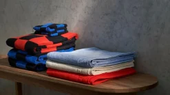 HAY Mono badlakan, 70 x 140 cm, himmelsblå