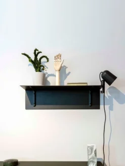 HAY Noc klämlampa, mörkgrå