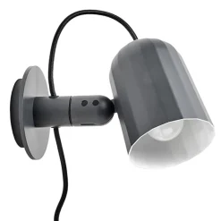 HAY Noc vägglampa, mörkgrå